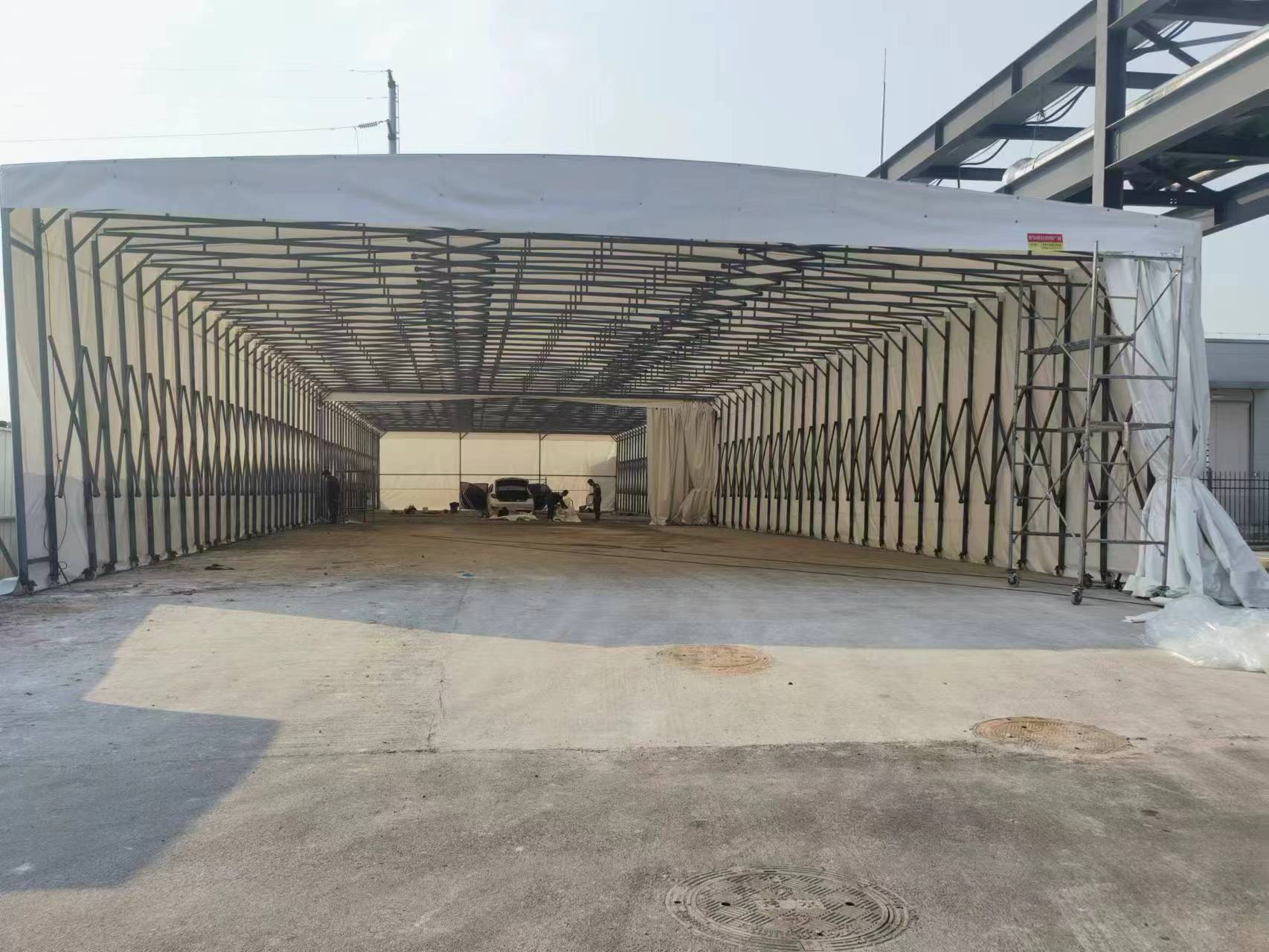 移動雨蓬制作安裝規范｜防水抗風工藝